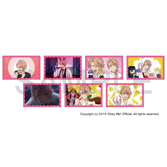 Anime Scenes 2021 Asmodeus Pack Acrylic Cards (7) - The Obey Me Wiki