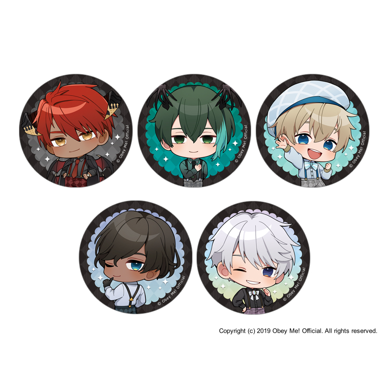 Curtain Damashii 2023 Chibi Side Characters Can Badges Set - The Obey ...