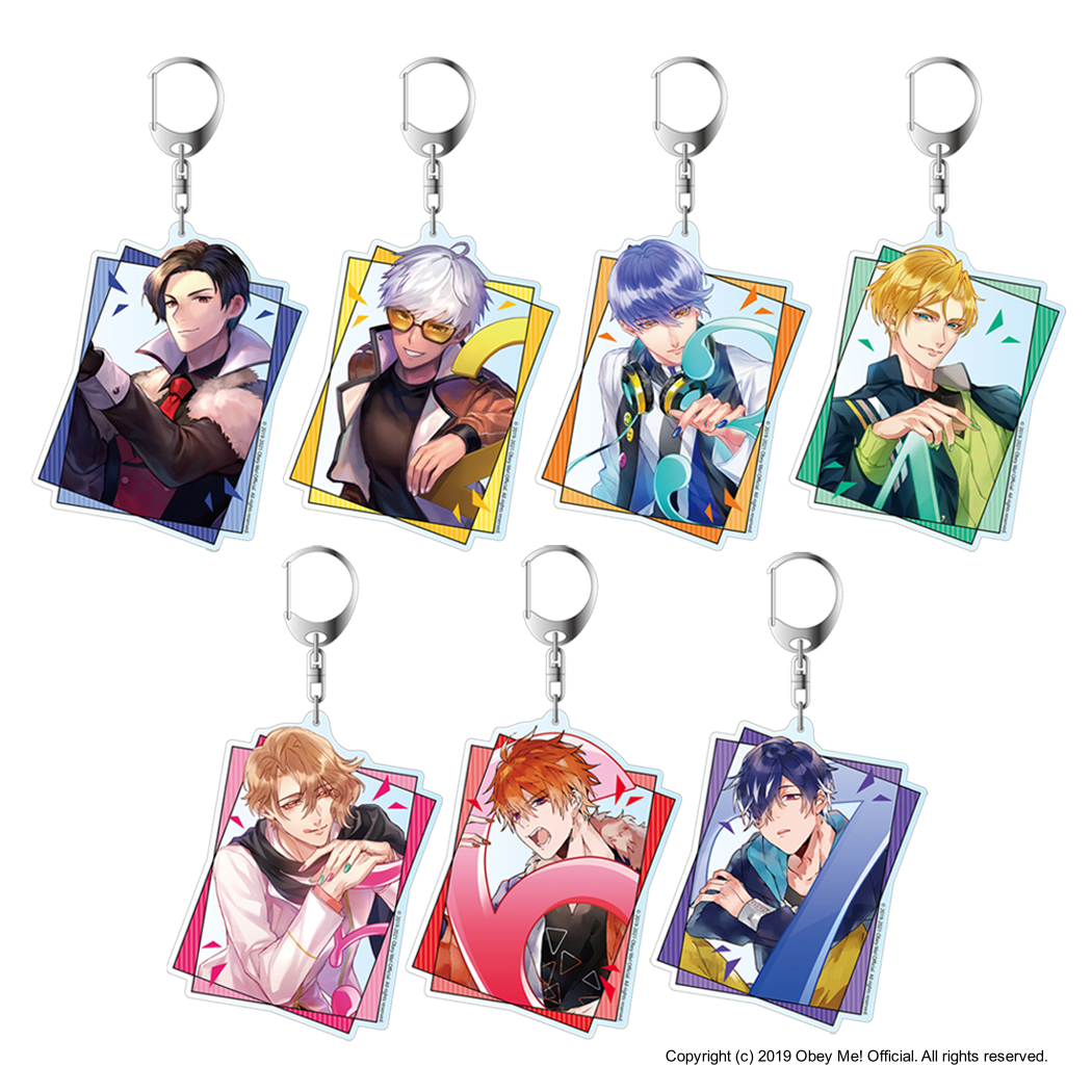 THE Chara SHOP 2021 Seven Rulers Big Keychains (7) - The Obey Me Wiki