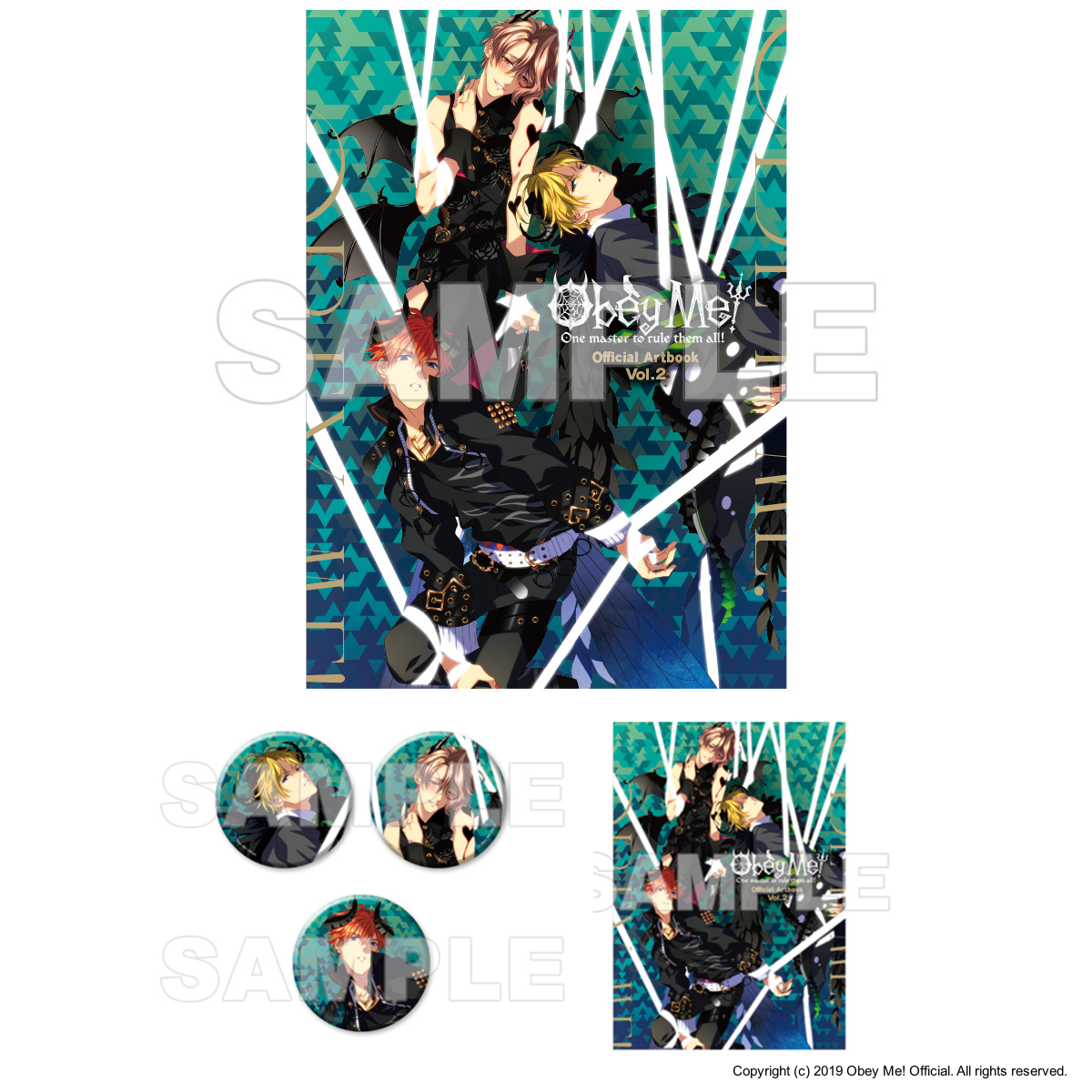 Obey Me! Official Artbook Vol.1 & Vol.2 English version