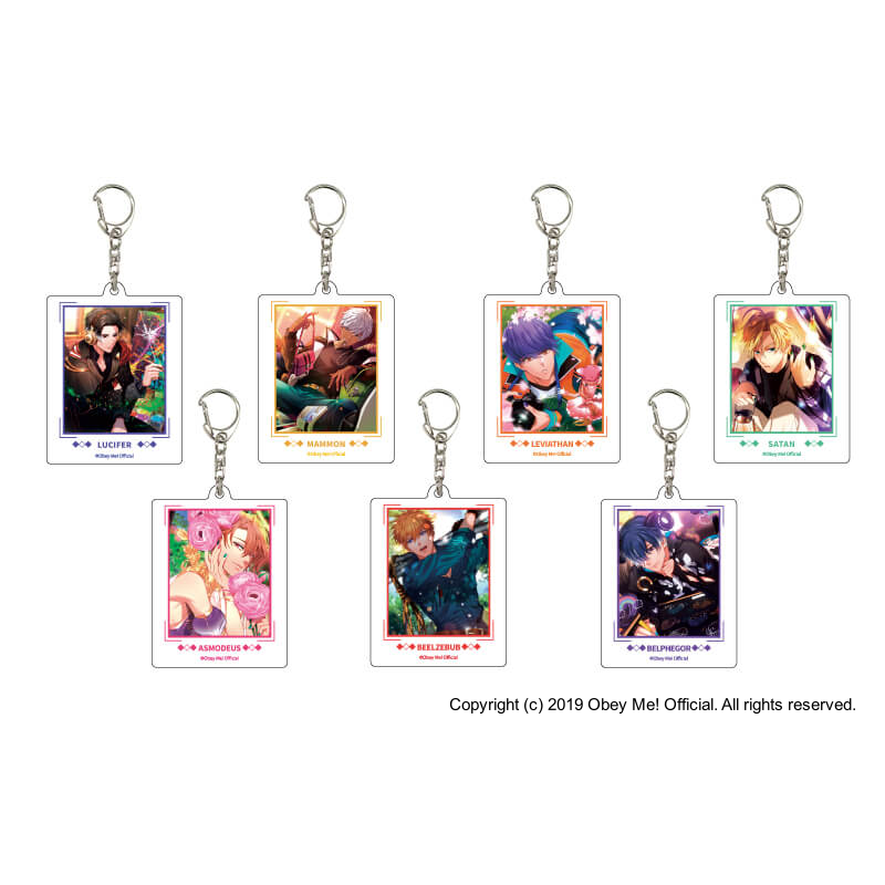 Eeo Store 2023 Card Art Brothers Acrylic Keychains (7) - The Obey Me Wiki