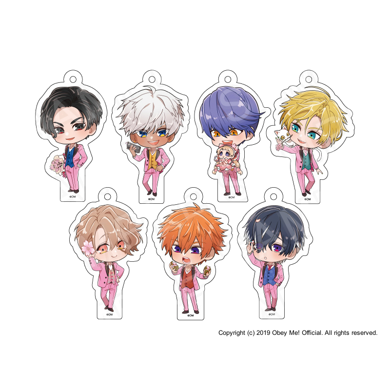 Princess Cafe 2024 Chibi Pink Suit Brothers Acrylic Keychains (7) - The ...