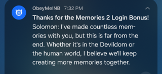 Thanks for the Memories 2 Login (NB) Notification 1.png
