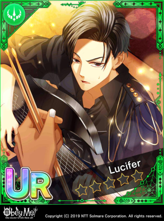 Lucifer the Demon of Rock Card Art