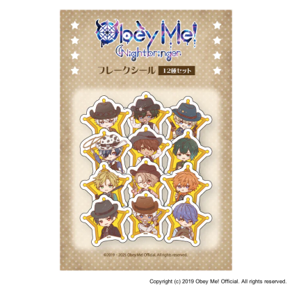 Seven Brothers and Side Characters 2025 Chibi Cowboy Flake Sticker Set.png