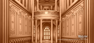 Celestial Palace Hallway sepia.png