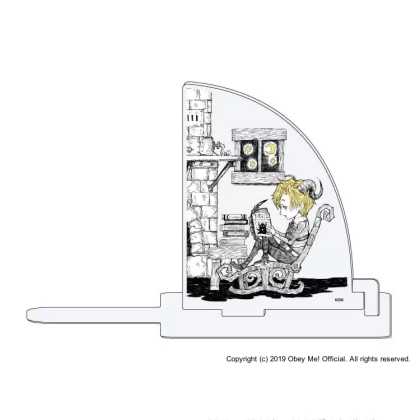 Eeo Cafe 2024 Chibi Picture Book Illustration Satan Book Stand.png