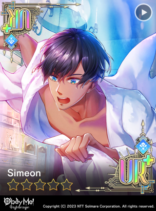 Rain, a Fire and Simeon (NB) Card Art