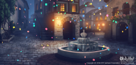 Town With Fountain confetti.png