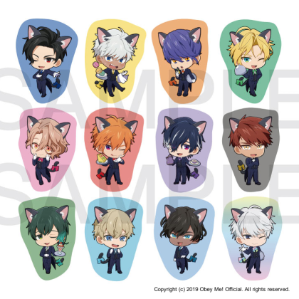 Mixx Garden Black Cat Butler Cafe 2021 Chibi Cushions (12).png