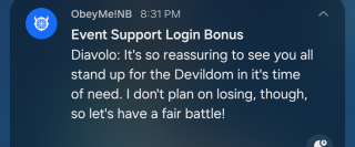 The Devildom Cooking Royale! Login (NB) Notification 2.png