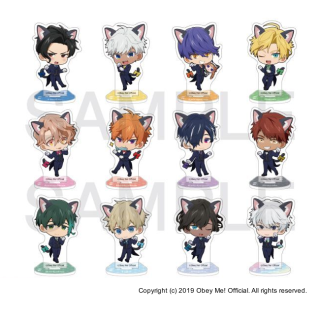 Mixx Garden Black Cat Butler Cafe 2 2023 Chibi Acrylic Stands (12).png