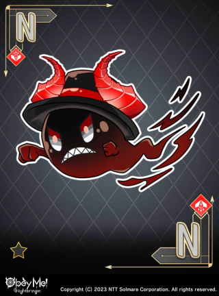 Lively Rhythm Demon C (Gluttony) Card Art