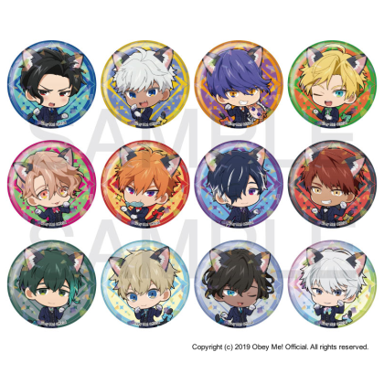 Mixx Garden Black Cat Butler Cafe 2 2023 Chibi Hologram Can Badges (12).png