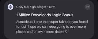 1 Million Downloads Login Notification 3.png