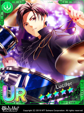 Lucifer the Demon of Rock Card Art