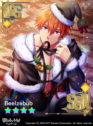 Beelzebub's Christmas (NB) Card Art